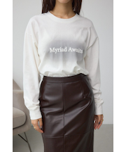 グラデーションロゴルーズロングTシャツ