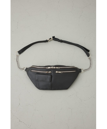 ファスナーデザインボディーバッグ