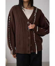 ステッチデザインカーディガン