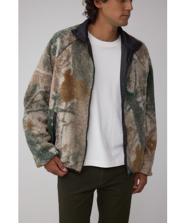 リバーシブルボアブルゾン