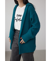 マットモールフードトッパーカーデ