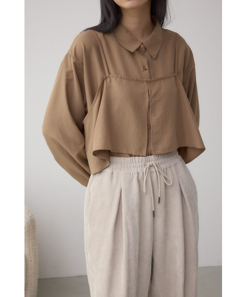 ビスチェレイヤードシャツ