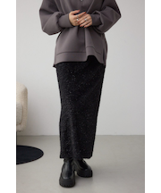 ラメシャギータイトスカート