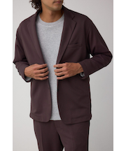 メランジツイルテーラードジャケット