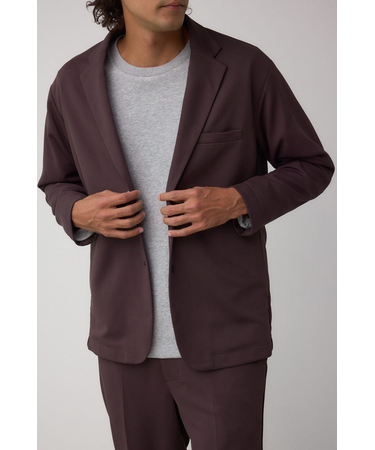 メランジツイルテーラードジャケット