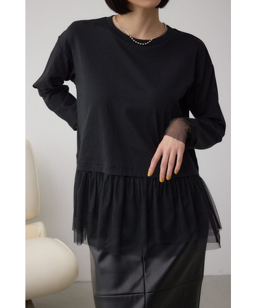 アソートレイヤードペプラムトップス