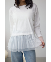 アソートレイヤードペプラムトップス