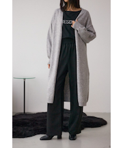 ニットロングカーディガン