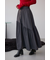フロントジップフレアスカート
