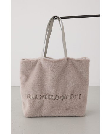 フェイクファービッグトートバッグ