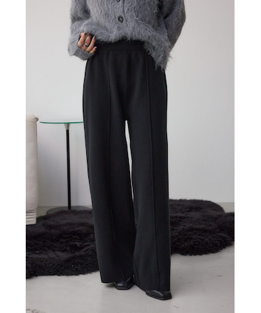 格上げ ニットワイドパンツ