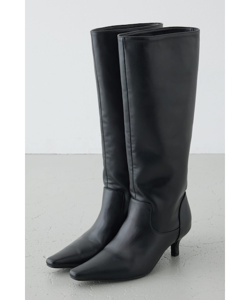 ViVi掲載】SQUARE TOE ロングブーツ｜マウジーの通販｜&mall（アンド