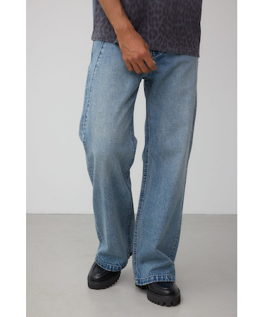 AZUL DENIM 切替ワイドフレア