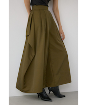 【PLUS】ドレープワイドパンツ