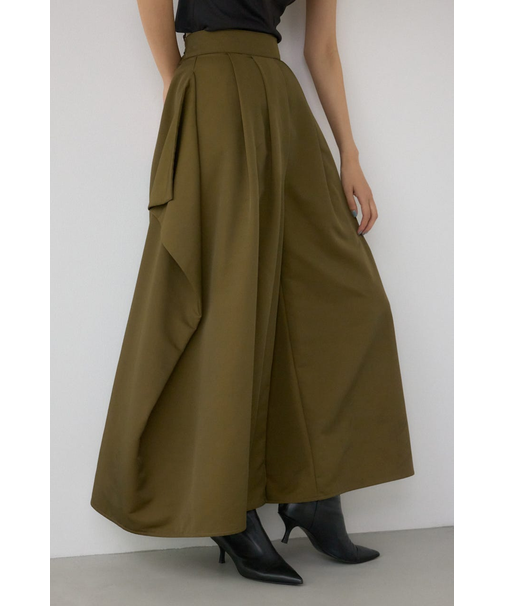 【PLUS】ドレープワイドパンツ