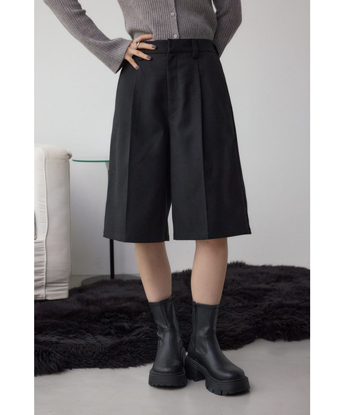 ウールライクハーフパンツ