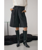 ウールライクハーフパンツ