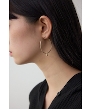 ビッグフープピアス