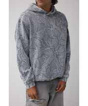 シャドークリンクルフーディートップス