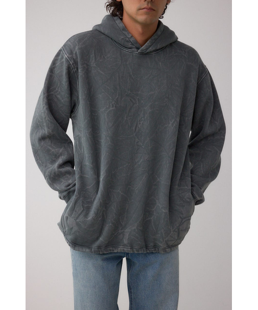 シャドークリンクルフーディートップス