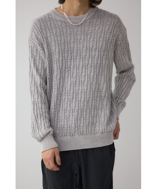 ヴィンテージライクジャガードニット