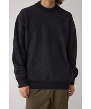 ジグトーンジャガードニット