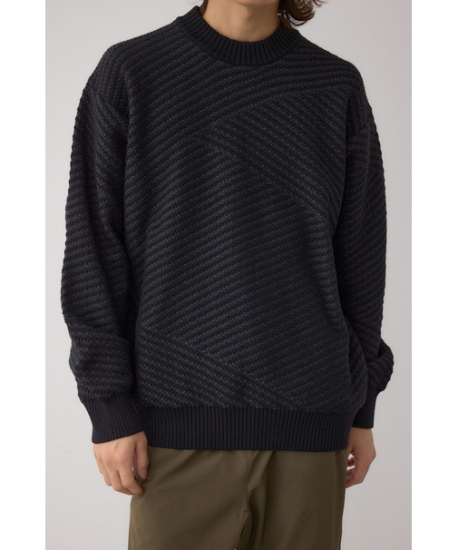 ジグトーンジャガードニット