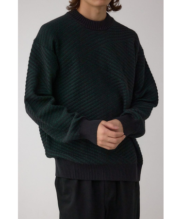 ジグトーンジャガードニット