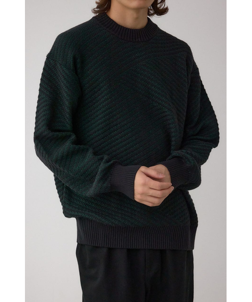 ジグトーンジャガードニット