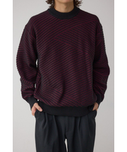 ジグトーンジャガードニット