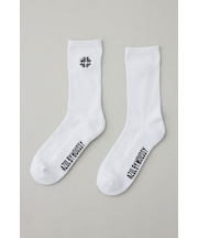 1ポイント刺繍ロングソックス