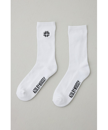 1ポイント刺繍ロングソックス