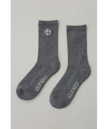 1ポイント刺繍ロングソックス
