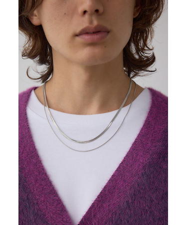 2連チェーンネックレス