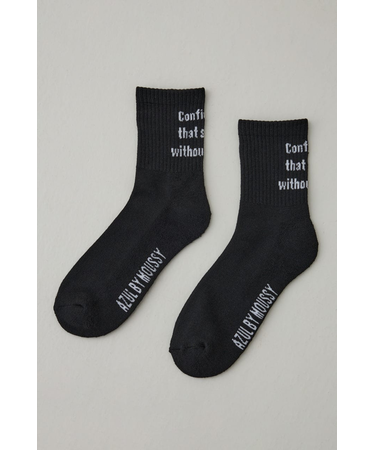 メッセージミドルソックス