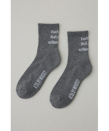 メッセージミドルソックス