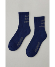 メッセージミドルソックス