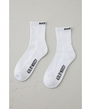 ロゴジャガードミドルソックス