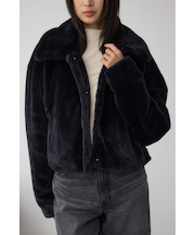 スタンド2WAYファーショートコート