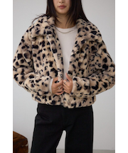 スタンド2WAYファーショートコート