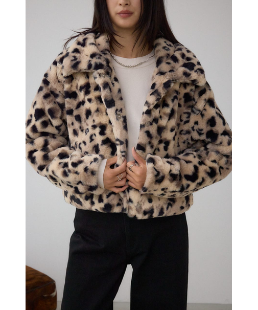 スタンド2WAYファーショートコート