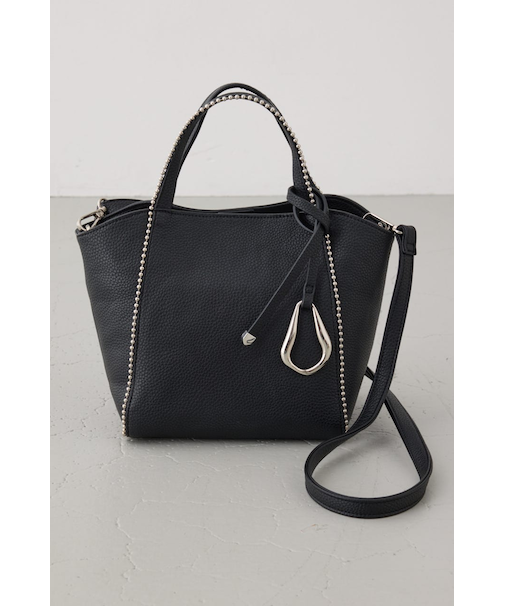 メタルパーツミニトートバッグ