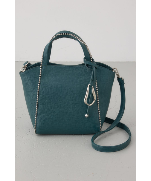 メタルパーツミニトートバッグ