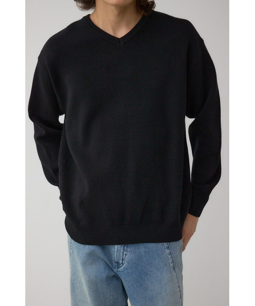 スムースニットVネックトップス