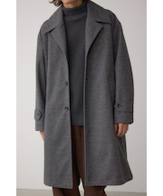 ワイドラペルルーズチェスターコート