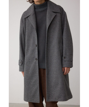 ワイドラペルルーズチェスターコート