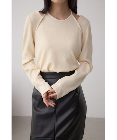 ホルターレイヤードトップス