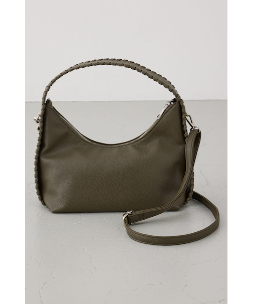 オーバーロックデザインハンドバッグ