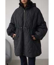 キルティング中綿ミドルコート