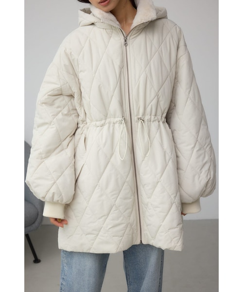 キルティング中綿ミドルコート｜アズールバイマウジーの通販｜&mall